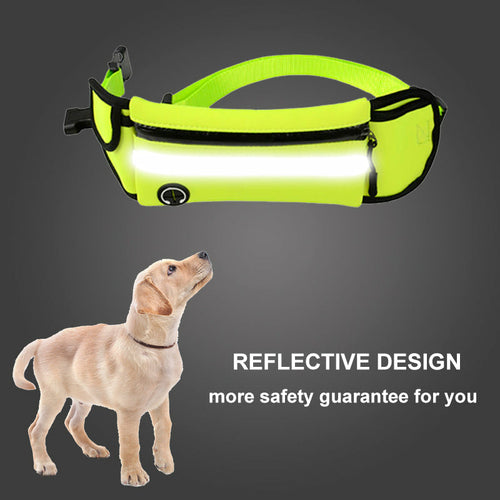 Sacoche de sport avec laisse pour chien – Imperméable et réfléchissante