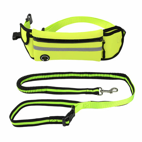 Sacoche de sport avec laisse pour chien – Imperméable et réfléchissante