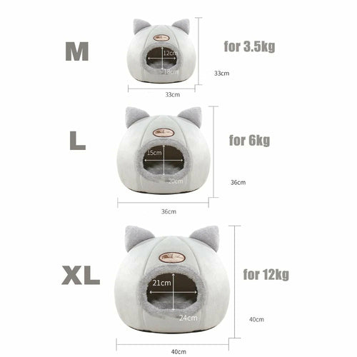 Maison et panier 2-en-1 pour chat