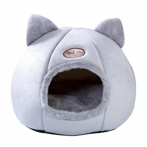Maison et panier 2-en-1 pour chat